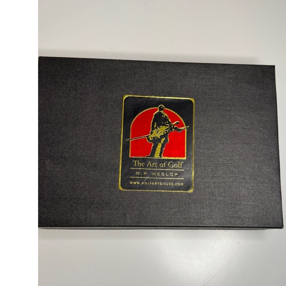 Michael P Heslop Art of Golf Tiger Woods Card Set Limited Edition Collection